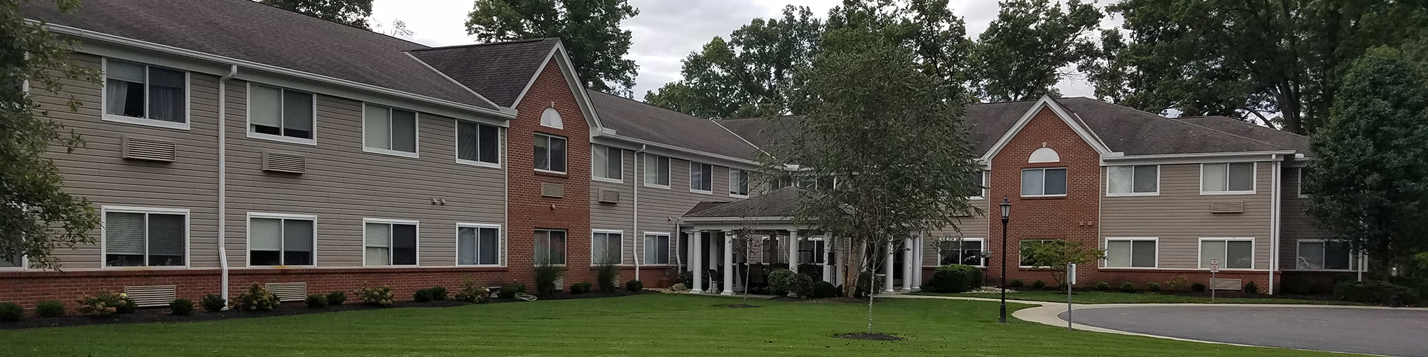 side view of Crossings of Amelia building