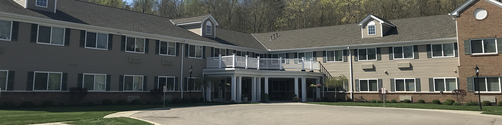 entrance view of Dimmit Woods building