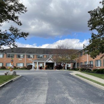 parking lot view of building