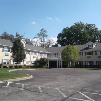 parking lot view of building